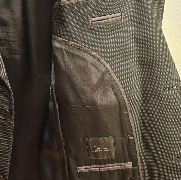 Black with white dot 40R Blazer - Picture 5 of 11